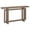 Antiqued Gray Oak, variant on Evelyn&Zoe Breslow 55" Wide Rectangular Console Table, Black Grain