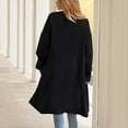 thumbnail image 6 of idosla Women's Long Cardigan Sweater 2025 Fall Fashion Casual Oversized Knit Open Front Coatigan Jacket Coat Outfits (Black, XXL), 6 of 8