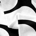 thumbnail image 4 of Erosebridal Modern Abstract Patchwork Flannel Blanket 90x90, Abstract White Black Sherpa Throw, 4 of 7
