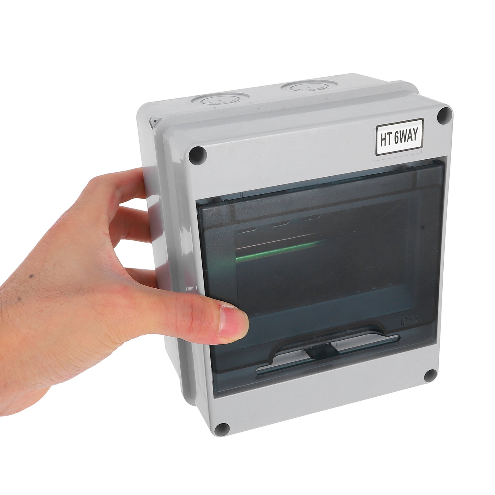 Enclosure Box Din Rail Enclosure 6 Way Power Distribution Box Circuit Breaker Box Plastic Electrical Enclosure for Wall Mounting