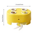 thumbnail image 3 of Cheese Box interactive Cat toy for indoor Cats, 3-in-1 Whack A Mole Feather toy, 3 Modes Rechargeable Auto Cat toys for Bored Cats, 4 Holes Kitten toy, 4 Accessories, 3 of 4