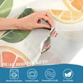 thumbnail image 4 of Yayeee Kitchen Valance Rod Pocket 54" x 18" Living Room Window Curtain, Watercolor Orange, 4 of 6