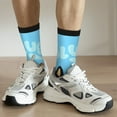 thumbnail image 6 of Silaia Bluey Print Adult Socks, Athletic Socks, Mens and Womens Crew Cushion Socks,Work Athletic Running Socks,Casual Breathable Socks, 6 of 6