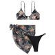 thumbnail image 1 of Gibobby Traje de Baño Sexy Bikini Traje de baño sexy a la moda para mujer, bikini, estilo lindo de niña, ropa interior sexy sin espalda(Negro,M), 1 of 5