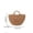 Multicolor-Large, variant on Multicolor Woven Raffia Beach Tote Bag With Circular Handles