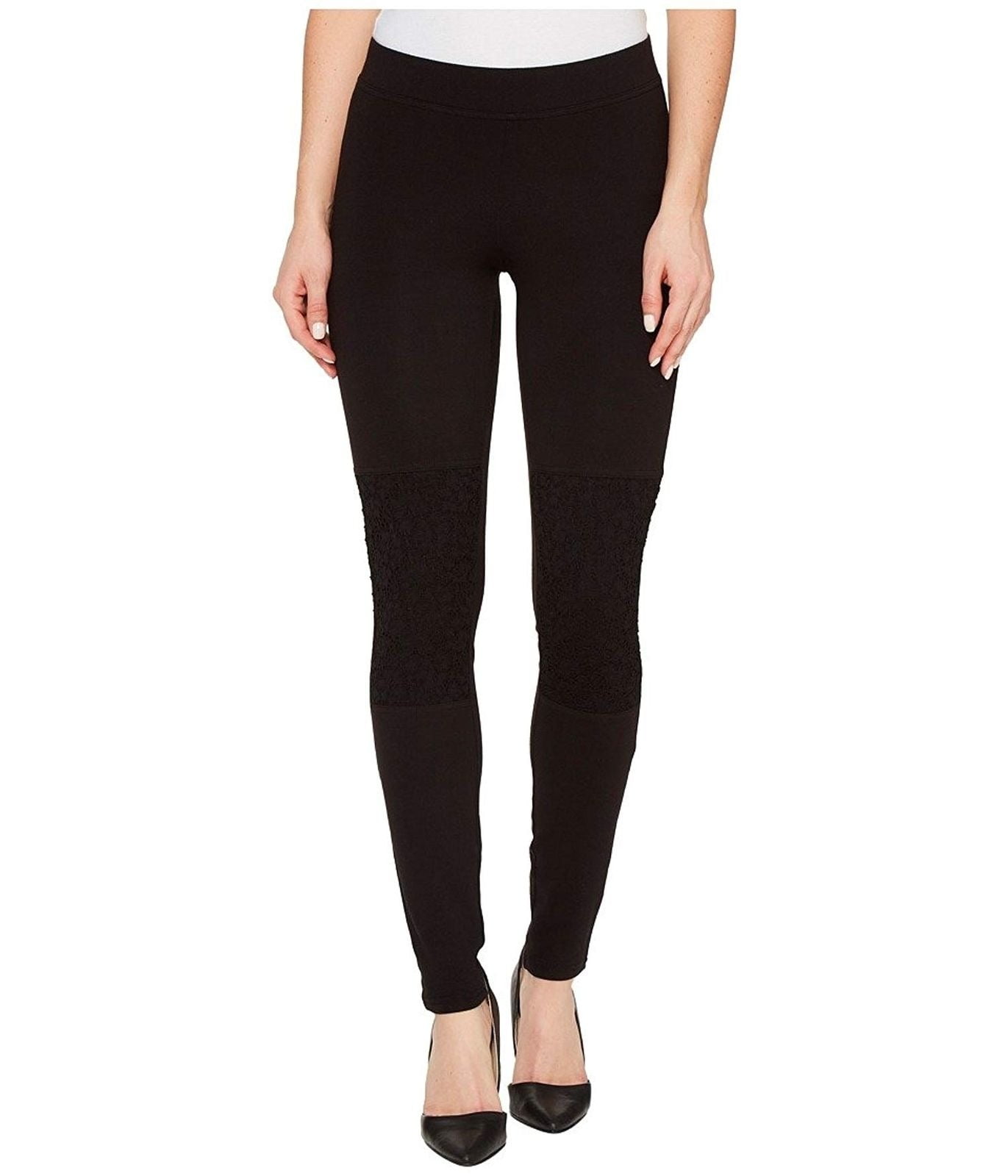 Hue - Hue Laced Knee Women's Medium Cotton Full Lenth Leggings ...