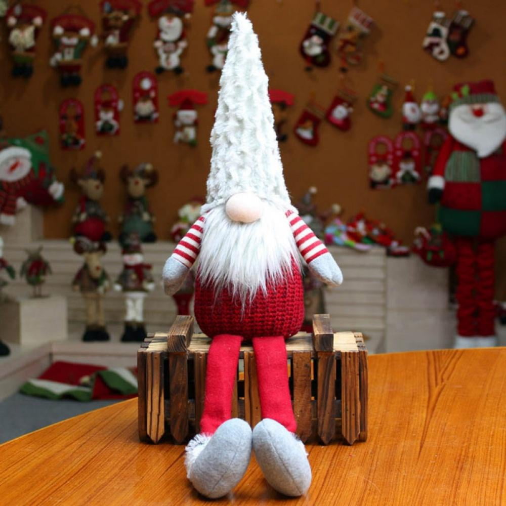 Christmas Santa Claus Plush Swedish Tomte Scandinavian Gnome Toy Xmas Decoration 