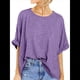 thumbnail image 1 of Camiseta Holgada Informal de Verano de Corta para Mujer. Púrpura XL, 1 of 8