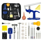 Watch Repair Tool Kit Case Opener Link Remover Spring Bar Screwdriver with Case