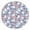 Blue Baseballs and, variant on Blue Baseball Stadium Pattern Round Fitted Tablecloth with Elastic Edge,Dining Table Cover Waterproof,Outdoor Round Tablecloth for Camping,Dining,Indoor and Outdoor