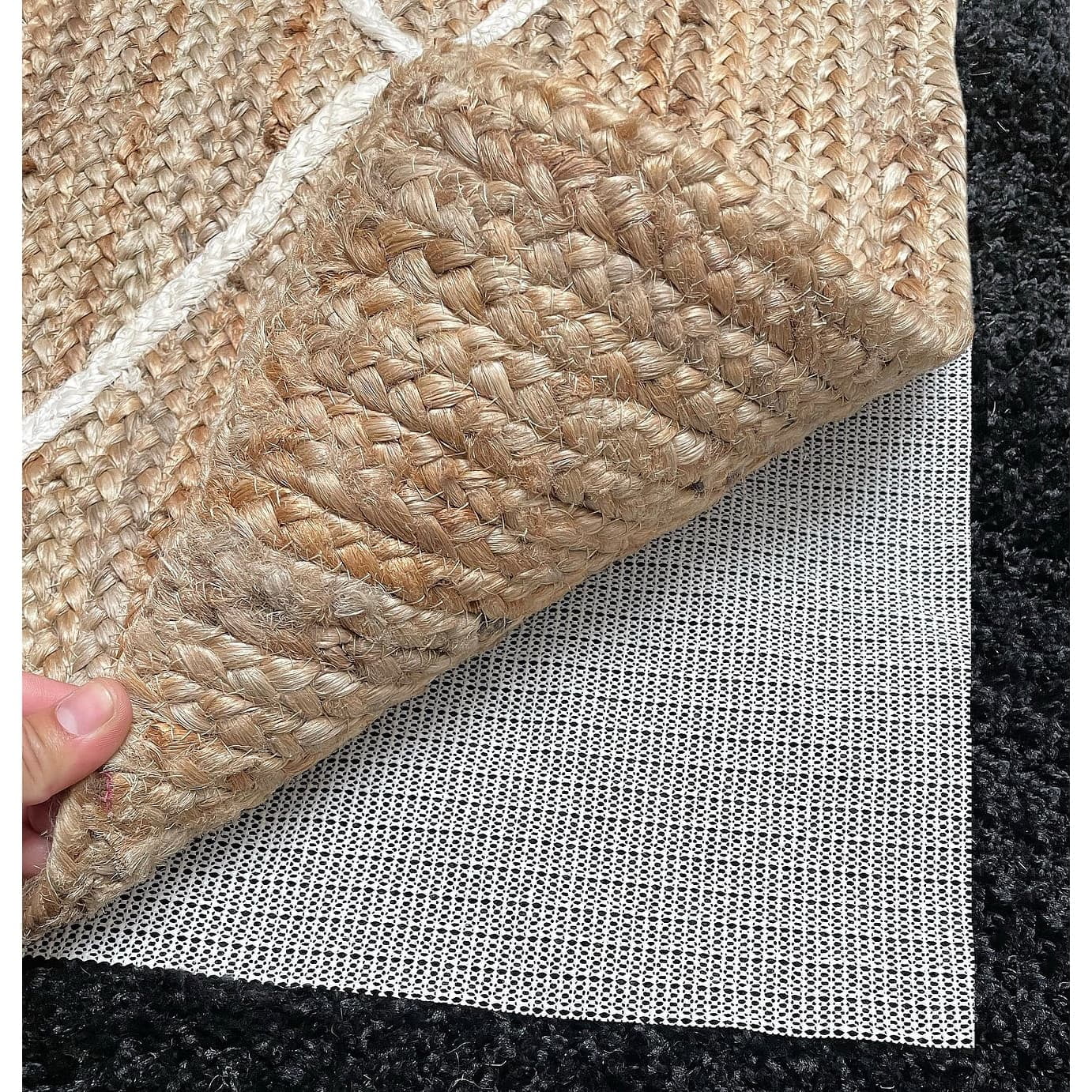 Runner Pads - Non Slip Strong Hold Firm Grip Area Rug Pad (0.125" Inches Thick) - Beige 2'1" x 11' Feet