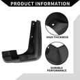 thumbnail image 6 of Unique Bargains Front & Rear Side Automotive Mud Guards Splash Compatible for Subaru XV 2012-2022, 6 of 6