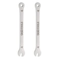 thumbnail image 1 of Uxcell 2pcs Thin Combination Wrench Metric 4mm 6-Point Ended Box 15 Degree Offset Open End Stainless Steel, 1 of 7