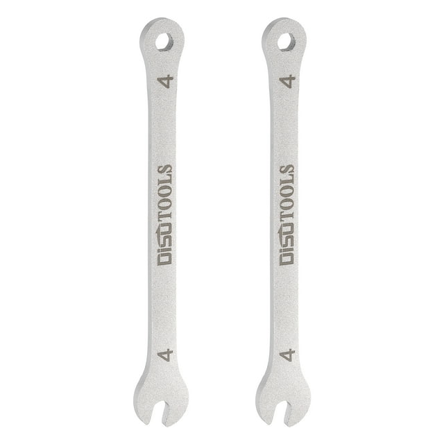 Uxcell 2 Pcs Clé à Combinaison Fine Métrique 4mm Boîte à Extrémité 6 Points 15 Degrés Décalage Extrémité Ouverte Acier Inoxydable