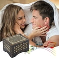 thumbnail image 6 of Music Box, Antique Engraved Musical Boxes Case for Love One Wooden Music Box - Gifts for Lover, Boyfriend, Girlfriend, Husband, Wife (BLACK), 6 of 8