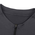 thumbnail image 5 of Kalauyu Mens Long Sleeve Half Zip Compression Athletic Elastic Tight T Shirts Quick Dry Moisture Wicking Gym Sport Fitted Tops, 5 of 8