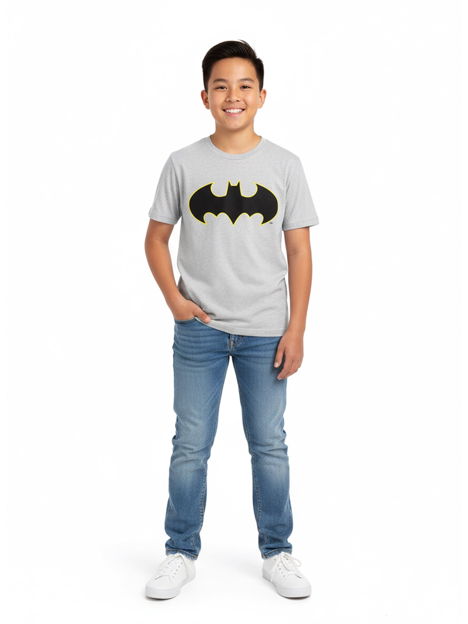 Batman, Boys' & Big Boys' Graphic T-Shirt, Sizes 4-18