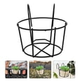 thumbnail image 2 of Planter Hanging Basket Holder Flower Fence Pot Railingbalcony Over Metal Iron Rail Deck Planters Wall Porchcontainer, 2 of 7