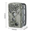 thumbnail image 4 of 20MP Hunting Camera Outdoor Wildlife IR hunting camera trail Filter Night Vision Motion Sensor IP65 Waterproof Trail Camera, 4 of 9
