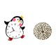 thumbnail image 5 of Reloj De Pared De Madera Con Diseño De Pingüino De Dibujos Animados, Decorativo, Bonito, A Pilas, Para El Hogar, Dormitorio, Escultura De Pared De Metal Multifuncional, Arte Rústico, Estatua, 5 of 8