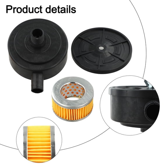 16Mm Male Thread Air Compressor Muffler Air Compressor Intake Filter Silencer Pneumatic Tool Accessories