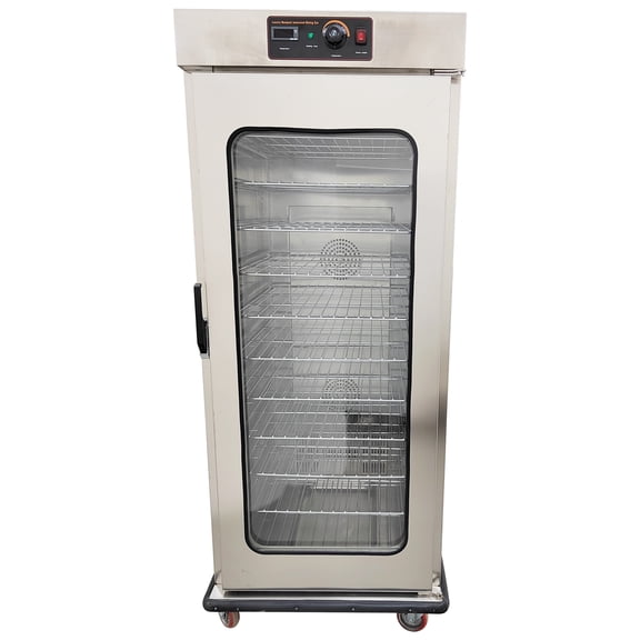 Commercial 11-Layer Stainless Steel Food Warmer Cabinet Movable Heated Holding Cabinet 220V