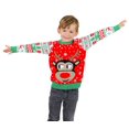 thumbnail image 2 of Socal Look Kids Christmas Sweater, Children's Acrylic Holiday Pullover for Boys & Girls, 5-6 Years, 2 of 7