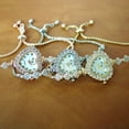 thumbnail image 2 of Diamond Studded Heart-Shaped Freely Adjustable Bracelet Quartz Watch, 2 of 7