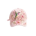 thumbnail image 3 of Basysin Vintage Print Baseball Cap Adjustable Hat Casual Outdoor Travel Sun Hat Fashion Aesthetic Flower Pattern Trucker Hat for Men & Women, 3 of 5