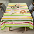 thumbnail image 2 of FINGERCRAFT Tablecloth, High GSM Cotton Fabric, Distinctive Printed Design Table Cover, Floral Bliss (72in), 2 of 6