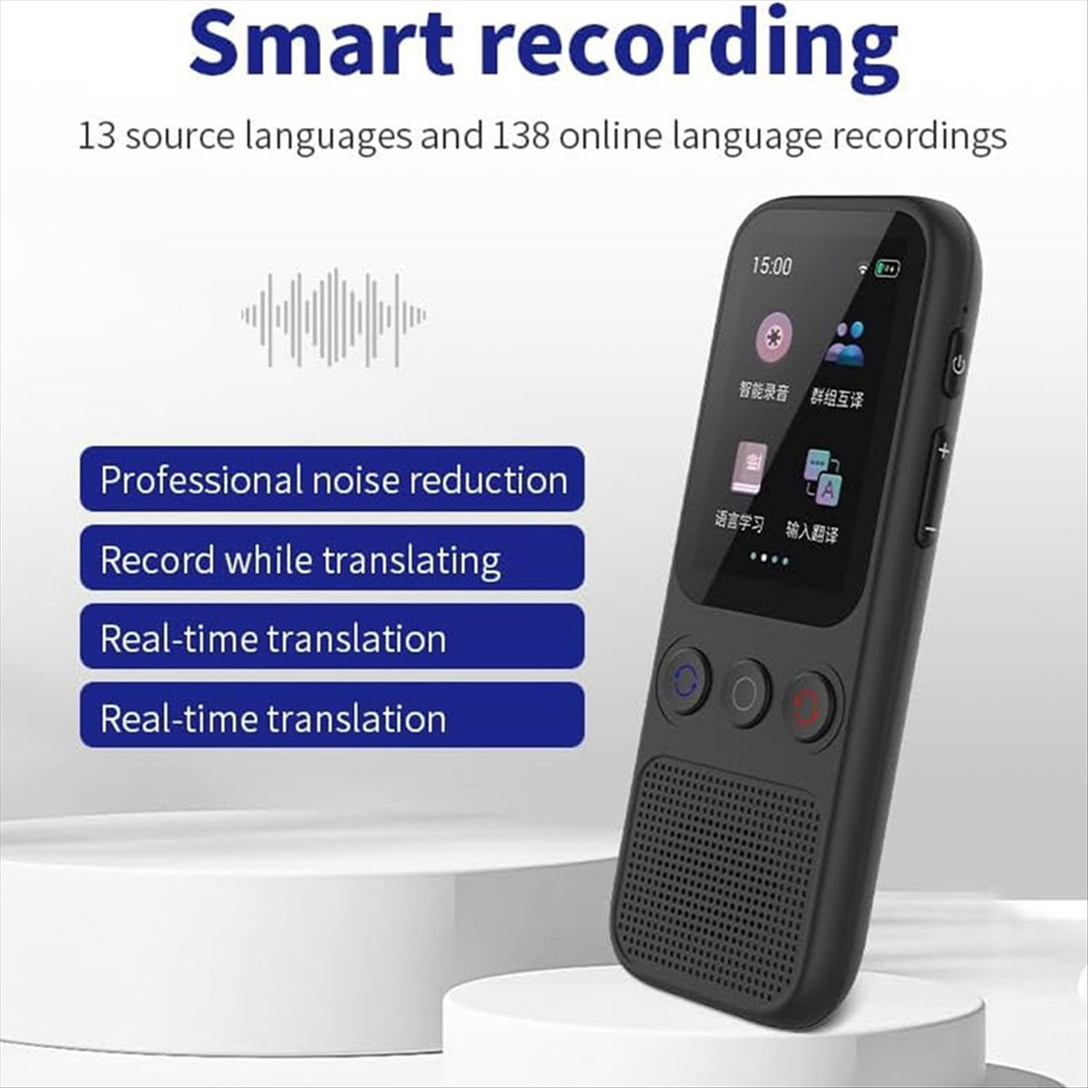 Language Translator Device, Instant Offline Language Translator Device Support 138 Languages, Voice Translator Offline