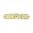 thumbnail image 2 of DGOLD 10kt Gold Round White Diamond Vintage Band Ring for Women (1/6 cttw), 2 of 3