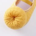 thumbnail image 3 of Infant Baby Girls Non-Slip Soft Sole Flats Princess Shoes with Hat, 3 of 8