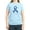 Light Blue, variant on CafePress - BC Butterfly Ribbon T Shirt - Women's Classic T-Shirt