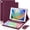 Dark Cherry Mouse, variant on Magnetic Keyboard Mouse Combo Case with RGB Backlight Keypad & Stylus Slot for iPad 5/6 Gen, Air 1/2, Pro 9.7" 2017/2018,Black Mouse