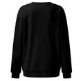 thumbnail image 4 of SIYUDAN Women Sweatshirt Long Sleeve Sweatshirt Pullover Sweatshirts for Women Black Pullover Adult Big and Tall Crewneck Sweatshirt Fall Hiking Clothes for Women Street Style Clothes, 4 of 4