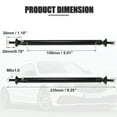 thumbnail image 3 of Unique Bargains 2pcs 150mm 5.91' Car Splitter Support Rods Adjustable Front Rear Bumper Lip Splitter Strut Rod Tie Support Bars Black, 3 of 7