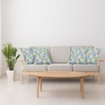 thumbnail image 3 of Ambesonne Abstract Throw Pillow Cover 4 Pack, Lemon Pattern Citrus, 20", Pale Green and Violet, 3 of 5