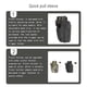 thumbnail image 5 of Yuarrent Juego de funda para pistola, tirante ajustable, funda con Clip para cinturón, adaptador para diestros, kit de equipo de con junta  Schwarzer CP, 5 of 6