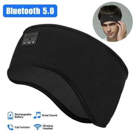 Bluetooth Sleep Headphones, EEEKit Wireless Sports Headband Headphones with Ultra-Thin HD Stereo Speakers Perfect for Workout, Jogging, Yoga, Insomnia, Side Sleepers, Air Travel, Meditation