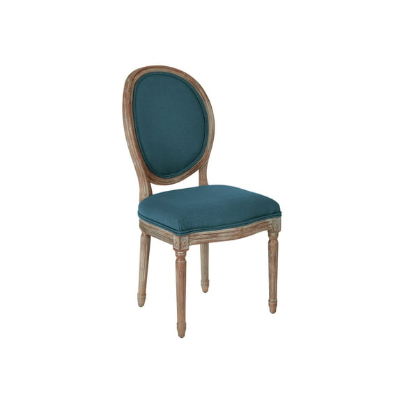 AveSix Lillian Collection - Chair - fabric - blue