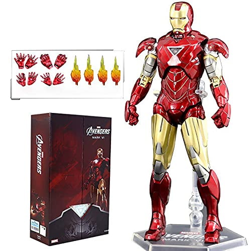 ZT 10th Anniversary 7 Inches Deluxe Collector Iron Man MK6 Action Figures