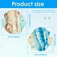 thumbnail image 2 of Keyohome Wood Fish Wall Decor Easy to Hang Beach Wall Decor Non Fading Lake Themed Home Pendant Easy to Install for Bedroom Decor, 2 of 10