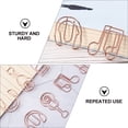 thumbnail image 4 of MasteelfCA 12pcs Creative Musical Notes Instrument Style Paper Clips Bookmarks Mixed Style, 4 of 8