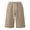 FO43_Camel, variant on Men's Knee Length Sweat Short Drawstring Waist Straight Leg Sports Shorts Raw Hew Baggy Shorts with Pockets Streetwear Green XL