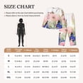 thumbnail image 4 of Fotbe Butterfly And Flowers Pattern Long Sleeve Pajama Set for Women,Sleepwear Set,2-piece Loungewear Set,Soft PJs Comfy Nightwear with Pockets -Small, 4 of 7