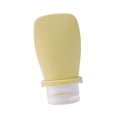 thumbnail image 1 of Botella de viaje de silicona, regalos portátiles, tapa de bloqueo para champú, acondicionador, loción amarillo gris, 1 of 8