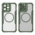 thumbnail image 5 of Allytech Carbon Fiber Case for iPhone 14 Pro Max | 360-Degree Protection | Thin & Light Design | Full Camera Lens Protection | Anti-Fingerprint & Non-Slip | Flexible & Luxury | Green, 5 of 9