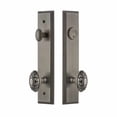 thumbnail image 2 of Grandeur Carr  Tall Plate Single Cylinder One Piece Knobset with Grande Victorian Knob, 2 of 6