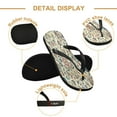 thumbnail image 3 of YAZAOOSummer Flip Flops Creatively Timeless Garden Tapestry Simple Beach Sandals, 3 of 8